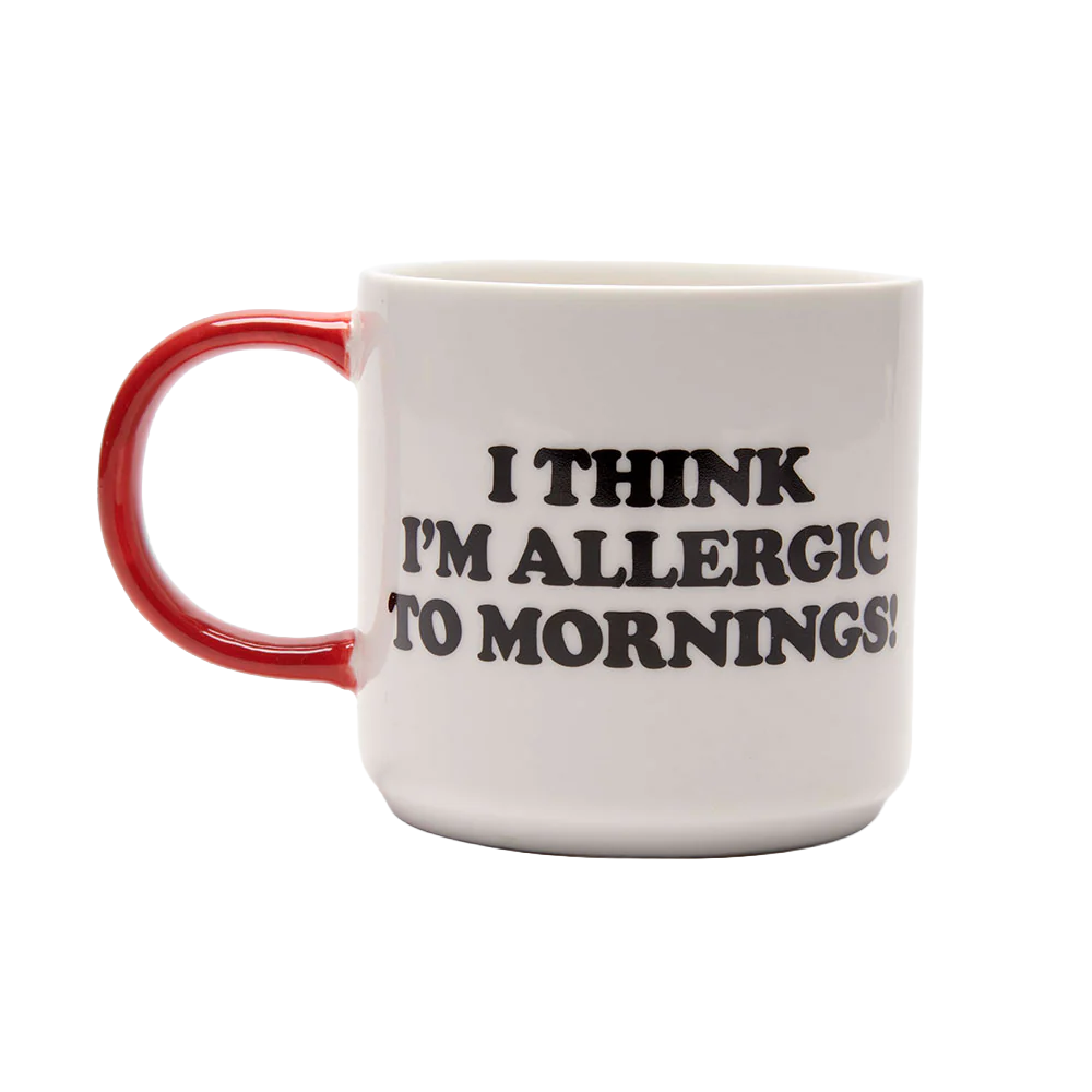 Peanuts - 'Allergic to Mornings' Mug