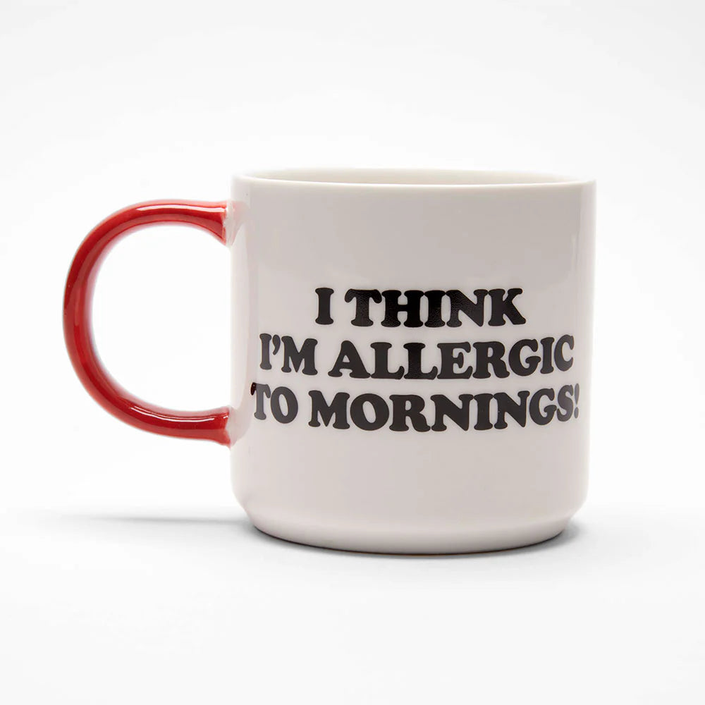 Peanuts - 'Allergic to Mornings' Mug