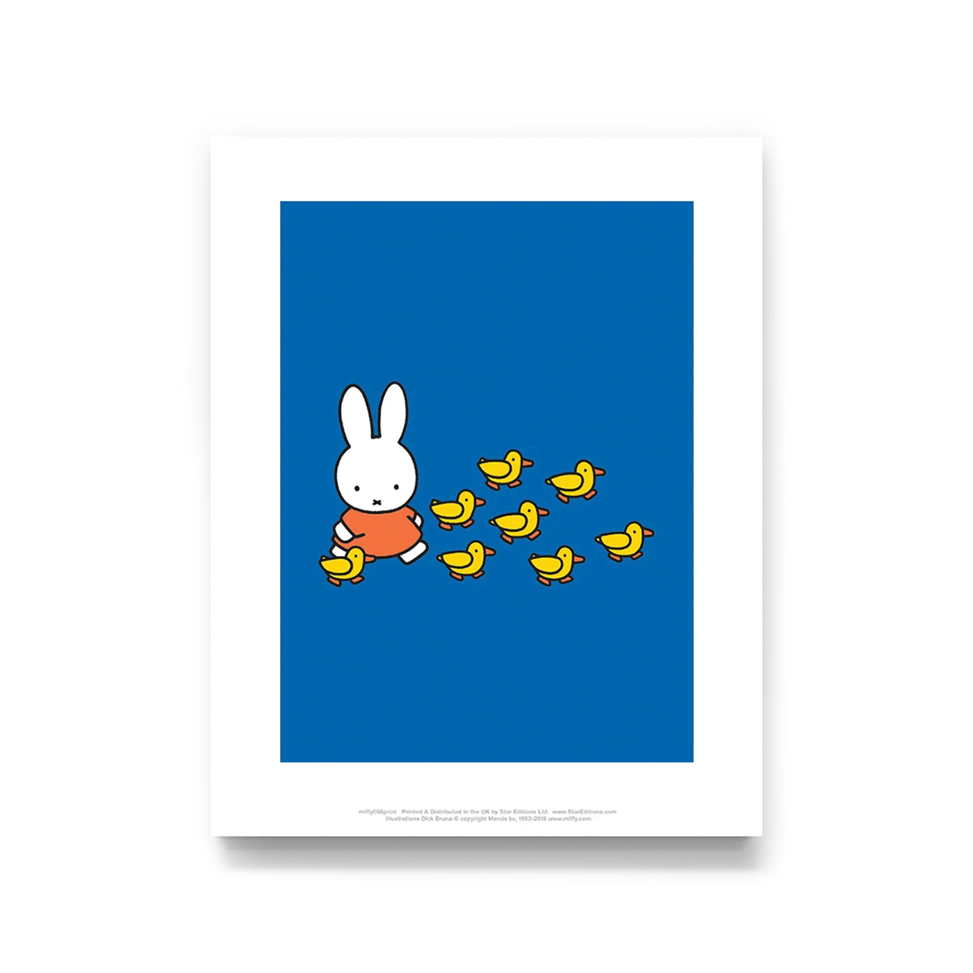 Miffy Walking With Ducks Print 11x14"