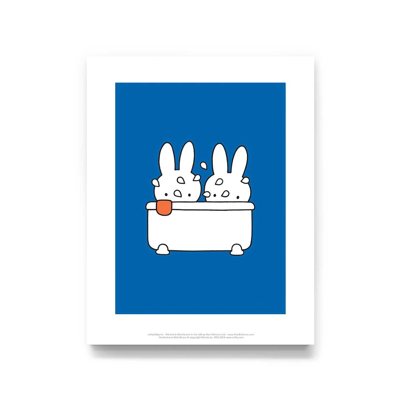 Miffy In The Bath 11x14"
