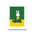 Miffy Sitting On a Turtle Print 11x14"