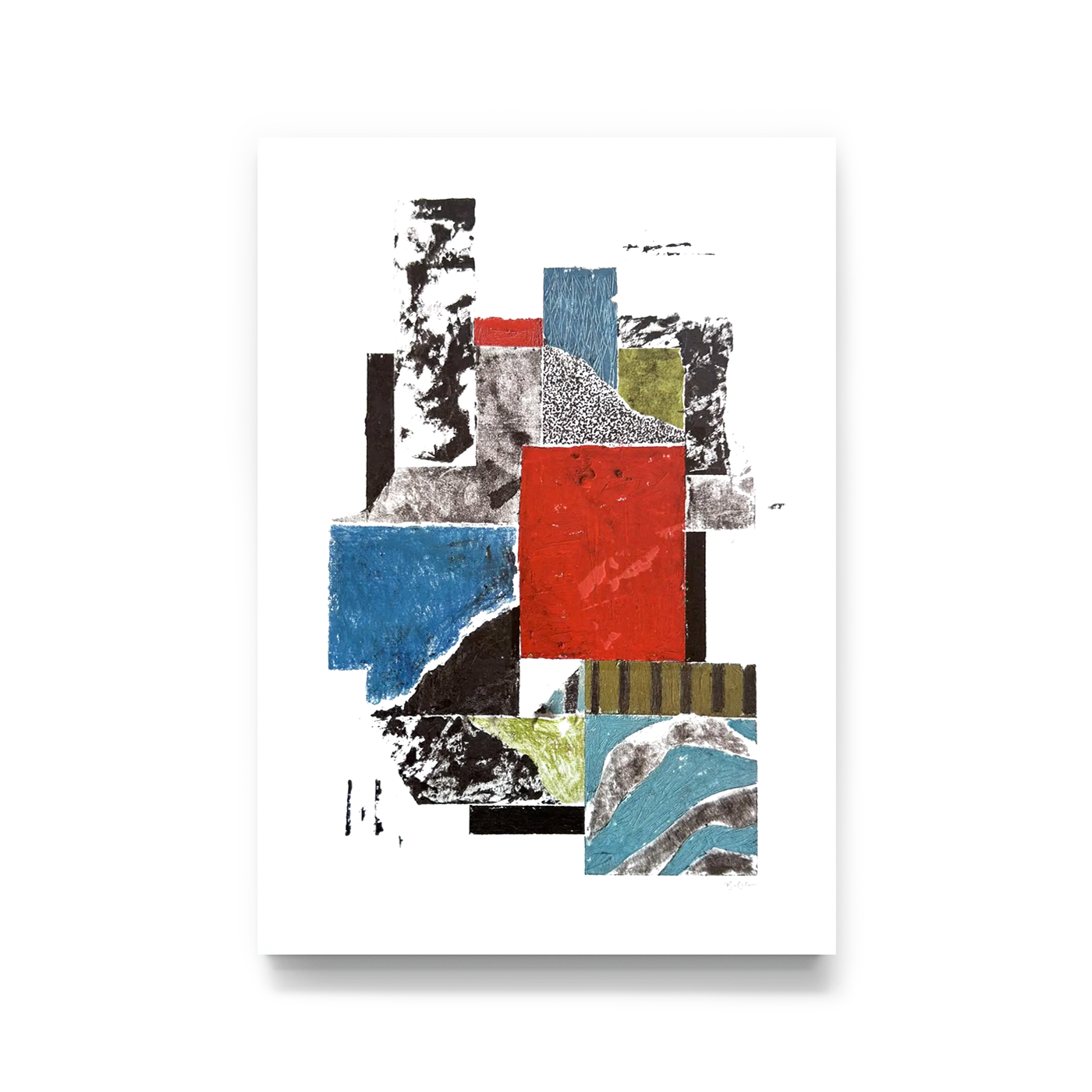 Mixed Media A3 Risograph Print by Brogan O'Grady