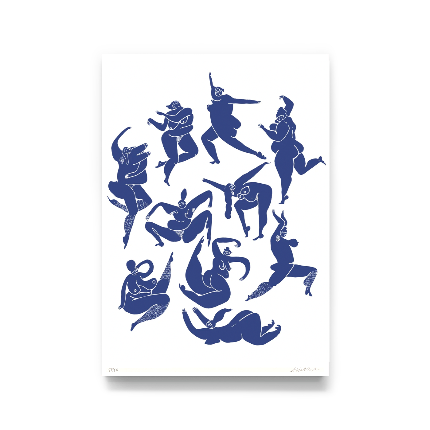 Moving Bodies, Dancing Ladies Print by Alisha Lucia Davidson