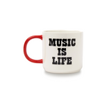 Peanuts Mug - Music Is Life Vinyl