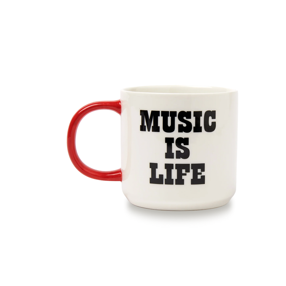 Peanuts Mug - Music Is Life Vinyl