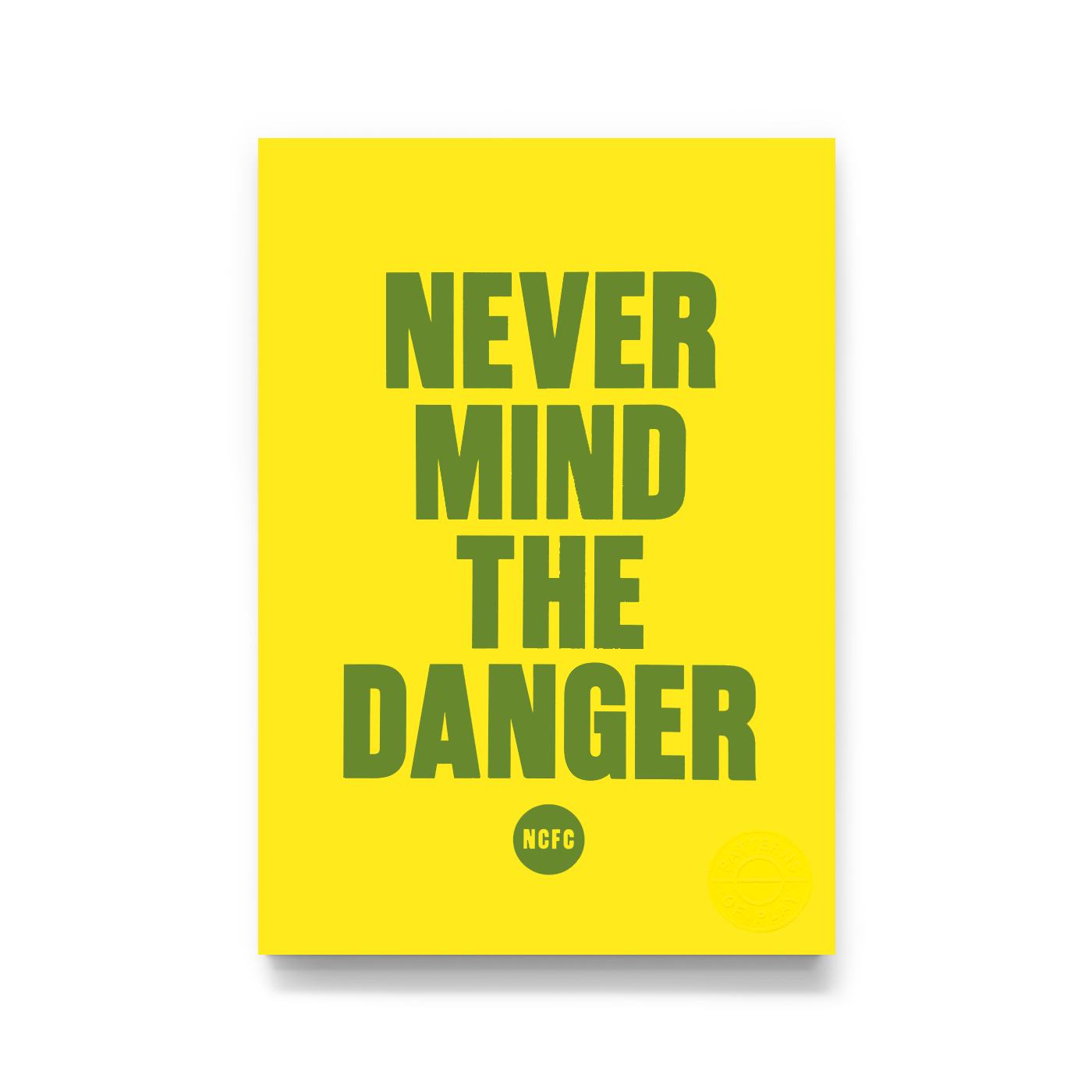 Never Mind The Danger Print