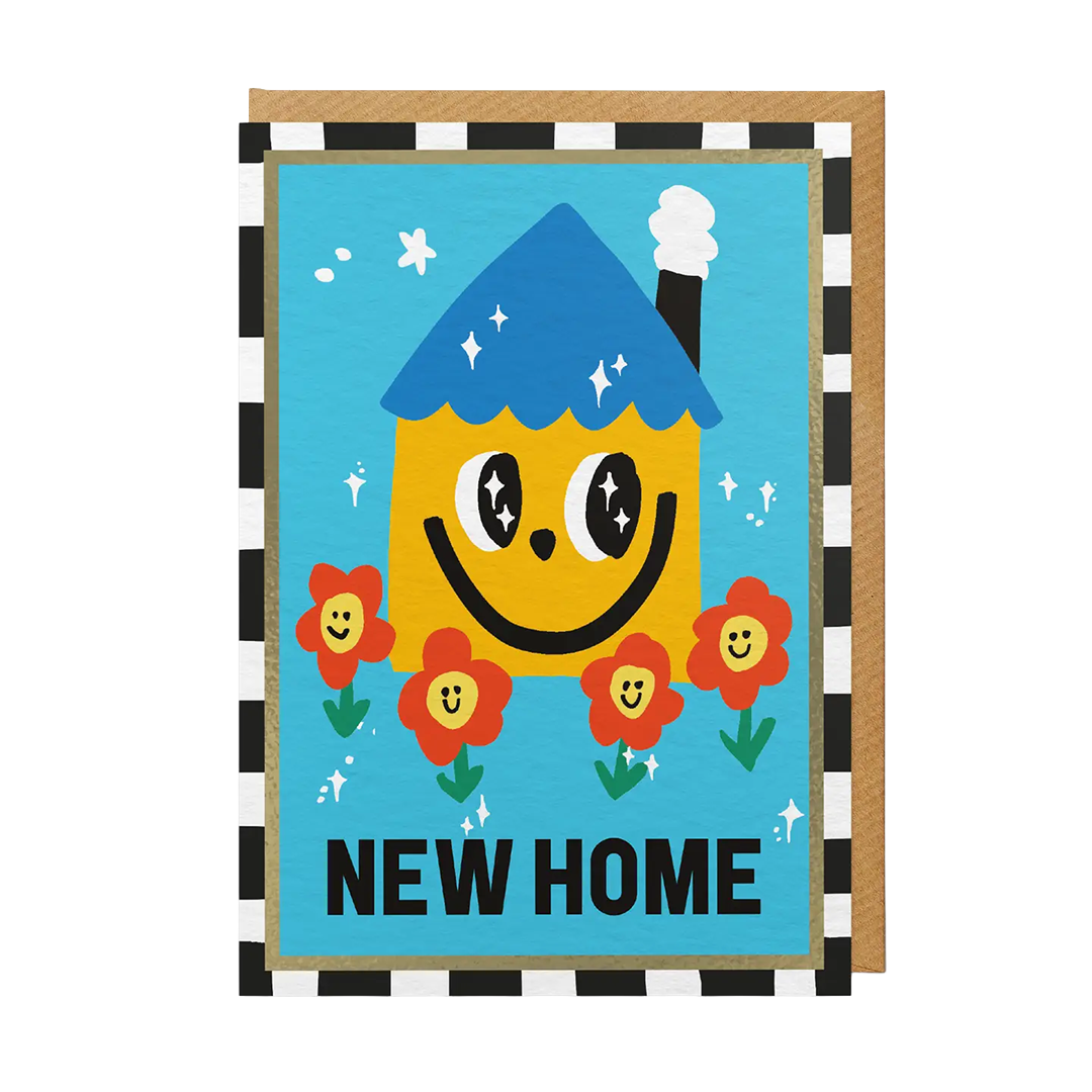 "New Home" Greetings Card By Sanders De Roeper