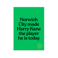Norwich City Made Harry Kane Print