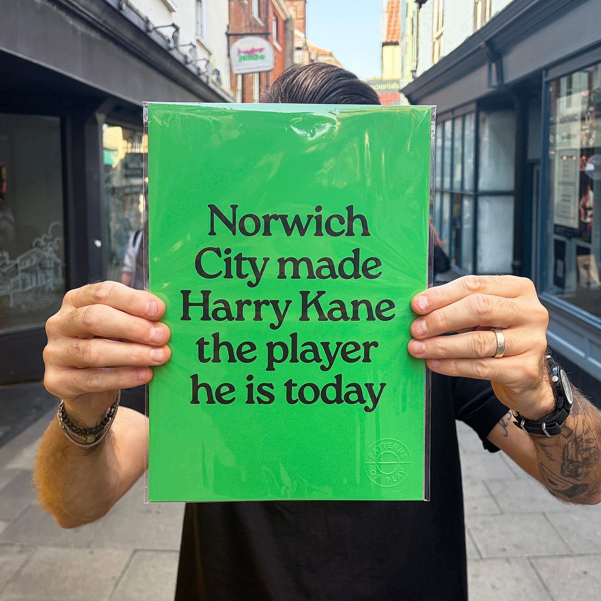 Norwich City Made Harry Kane Print