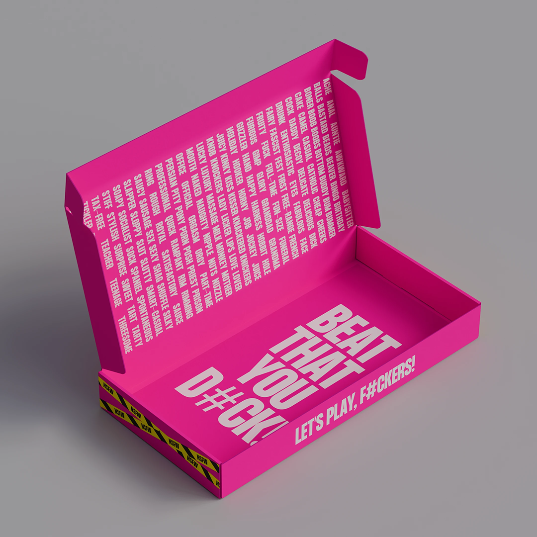 'Not Safe Four Words' Card Game