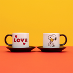 Peanuts - Espresso Set of 2 - Love
