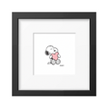 Peanuts - Heart Framed Print Handmade