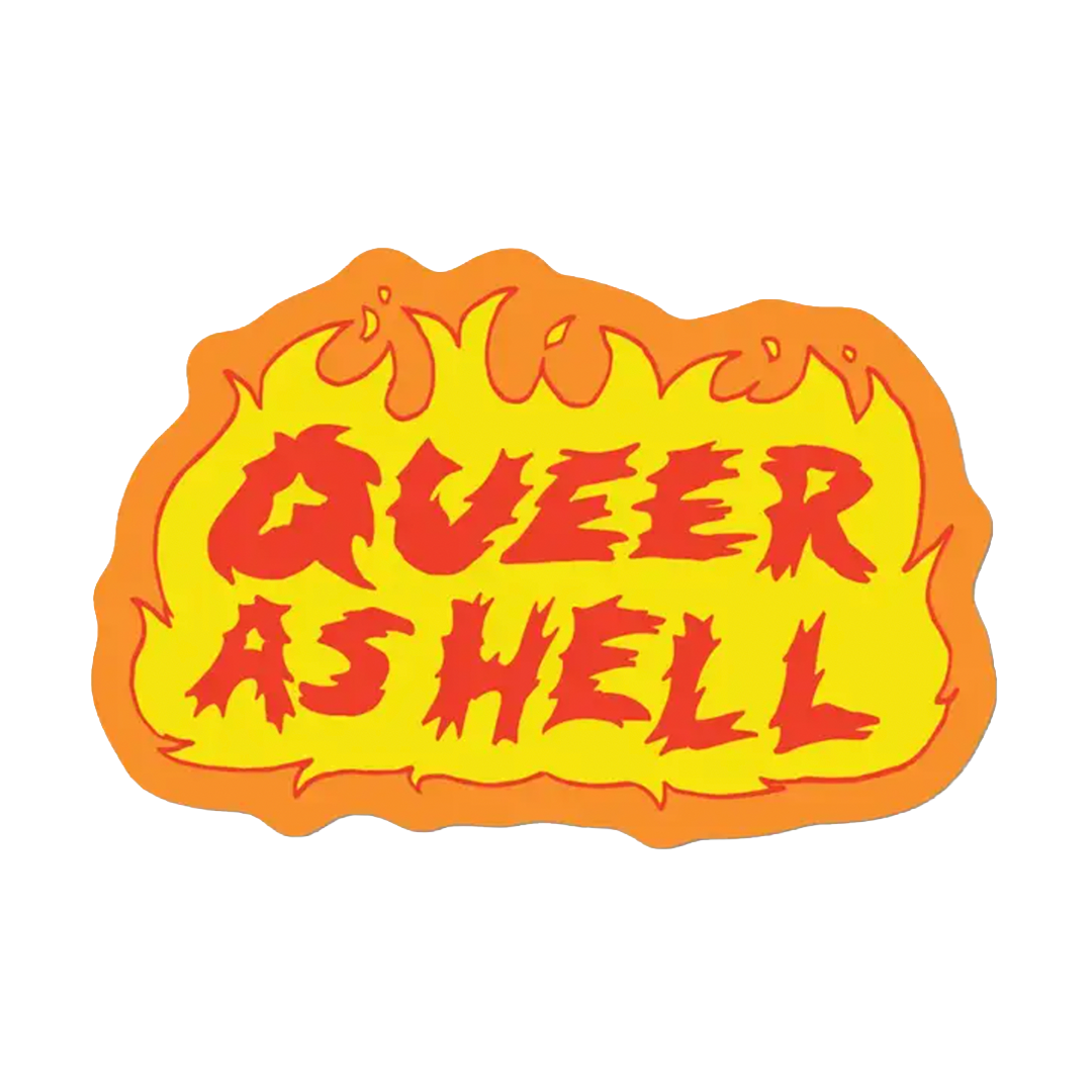 Queer As Hell By Apply - Die-Cut Sticker