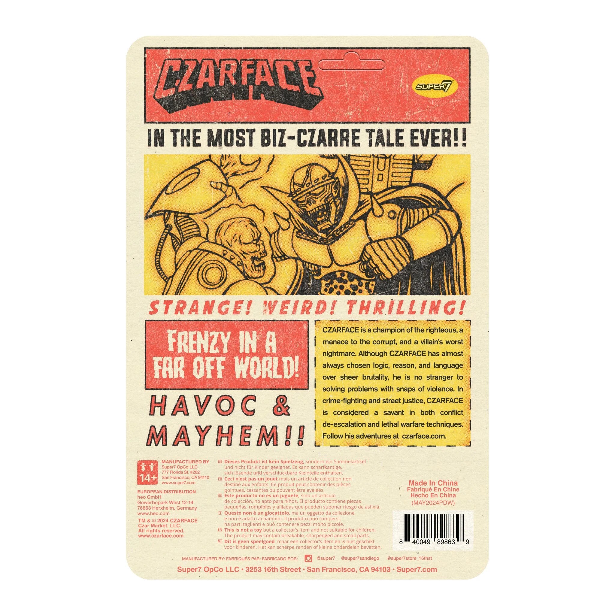 Czarface - 'Orange & Black' - ReAction Figure