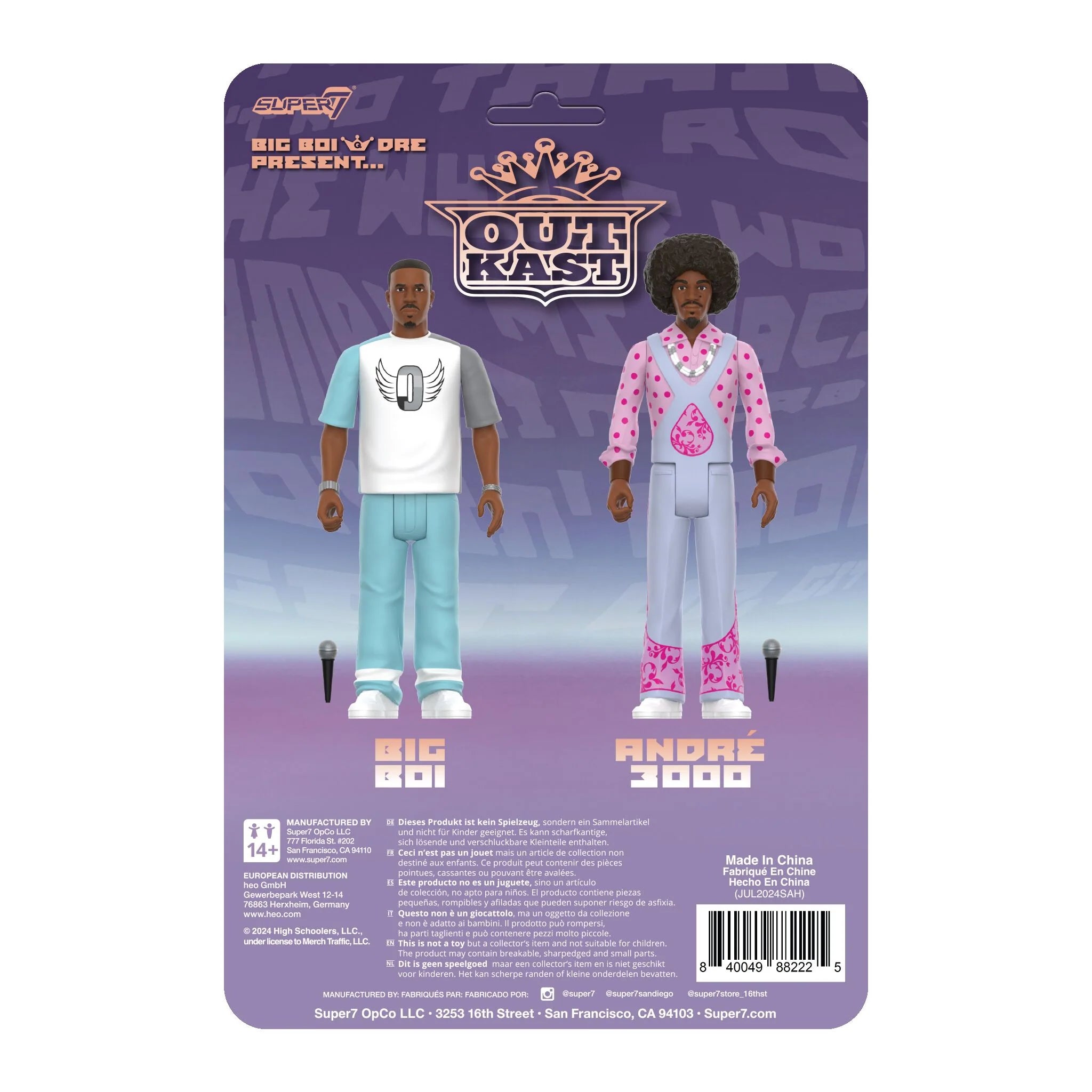 OutKast - (Big Boi & Dre Present) ReAction Figure