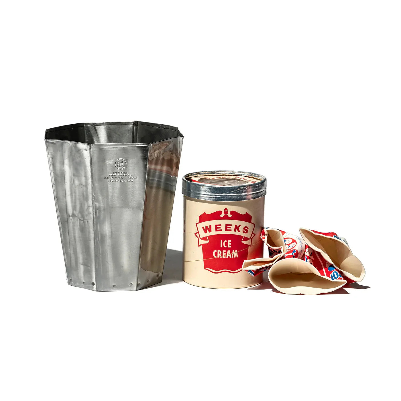 Puebco - Recycle Steel Trash Can / Octagon