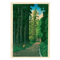 Road To Nikko By Kawase Hasui Print