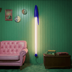 Seletti 'BIC Pen' Lamp – Blue