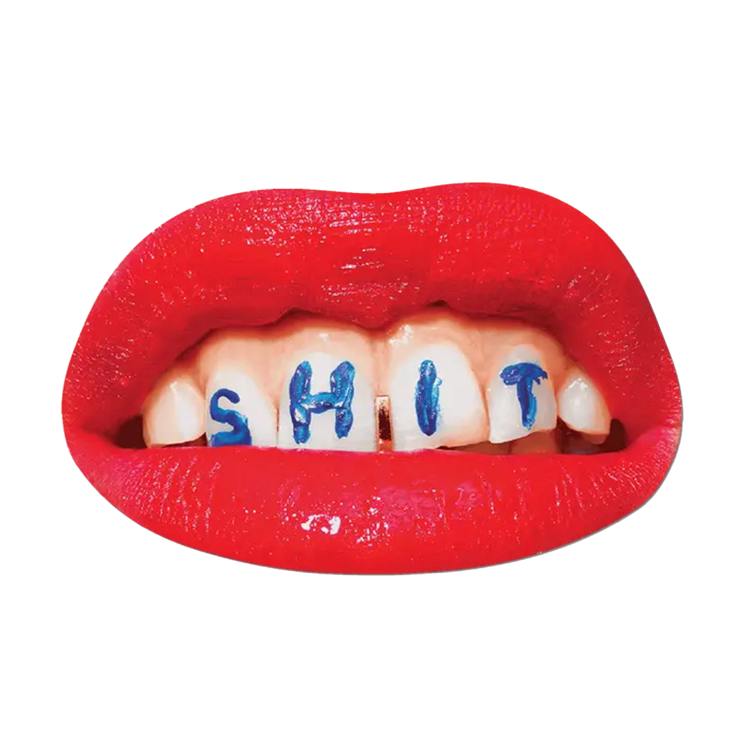Shit By Toiletpaper - Die-Cut Sticker (Lips)