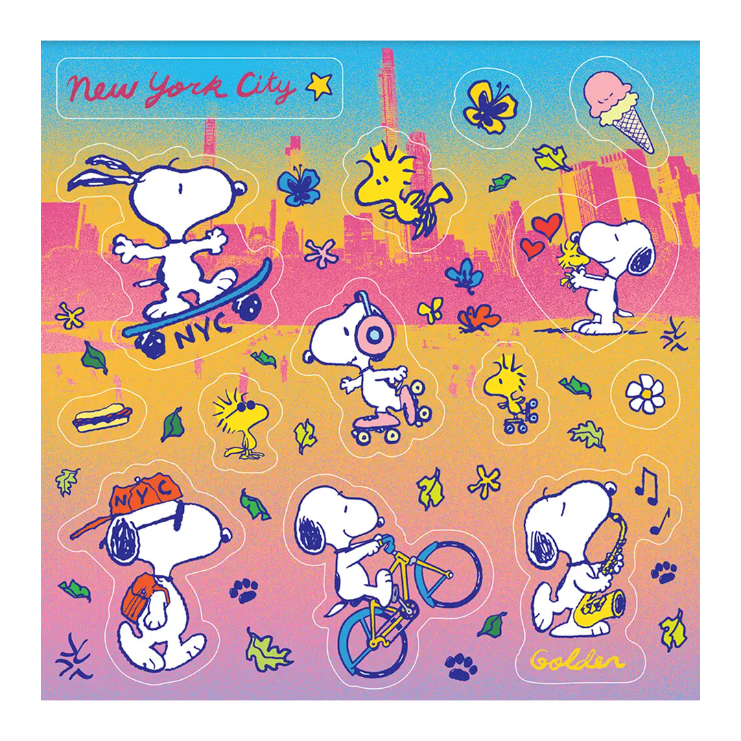 Snoopy in Nyc - Sticker Sheet