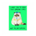 Someone Cares - Greetings Card