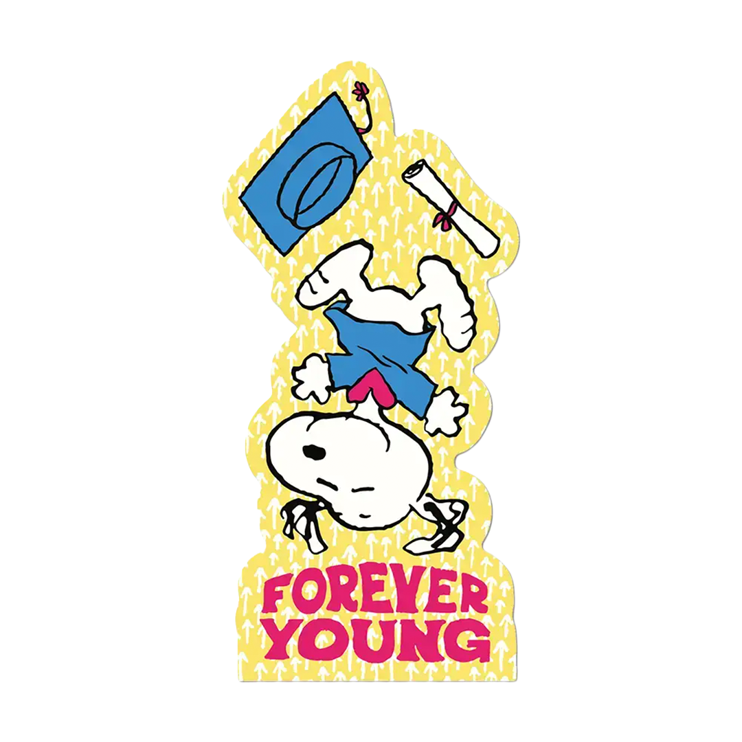 Forever Young By Peanuts - Die-Cut Sticker