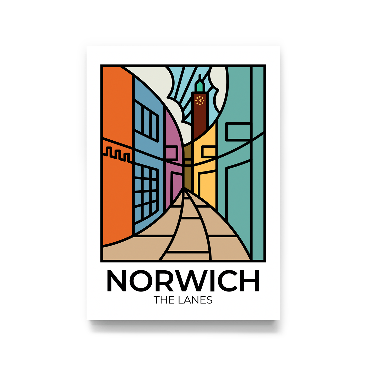 Norwich Lanes by Studio Steven