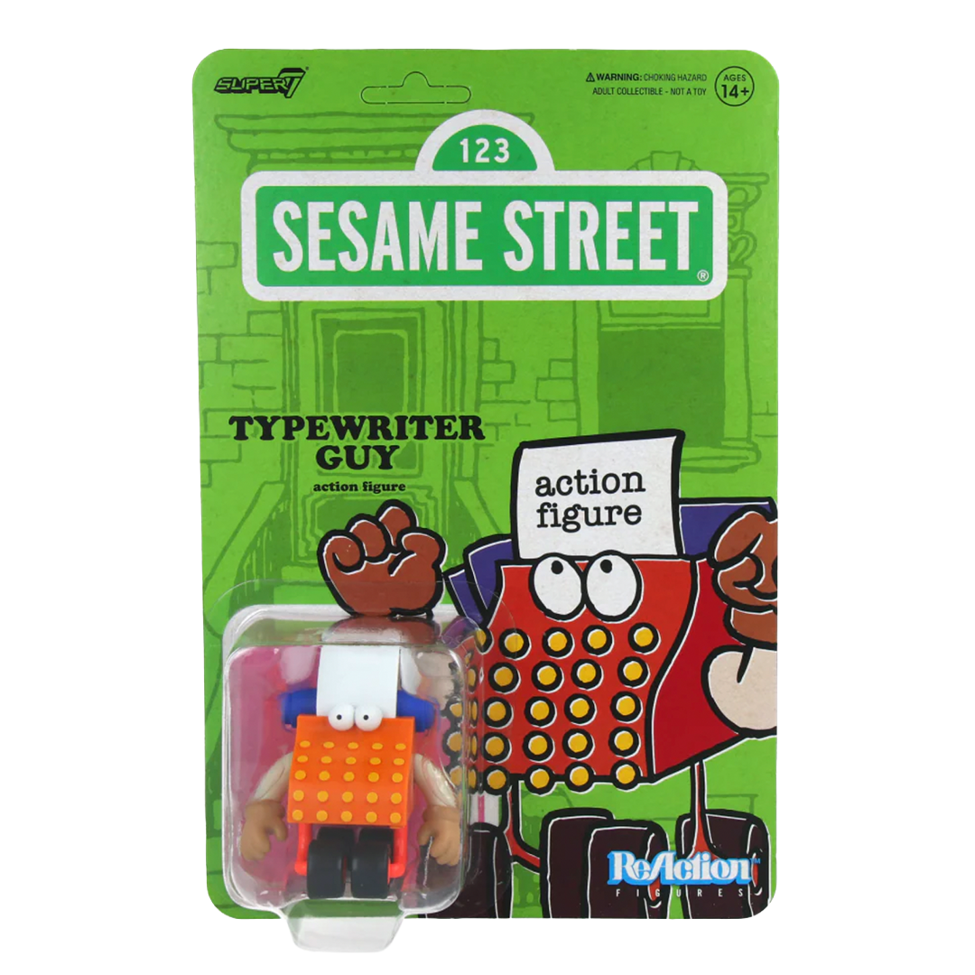 Super7 - Sesame Street - Typewriter Guy
