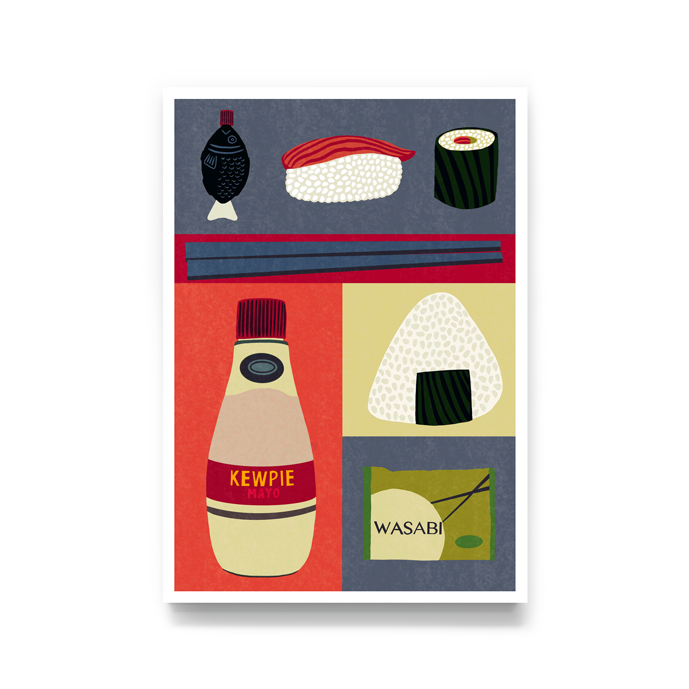 Sushi Print by Viv Halbritter