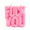 Wavey Casa -  'FUCK YOU' Pink Puffer Candle