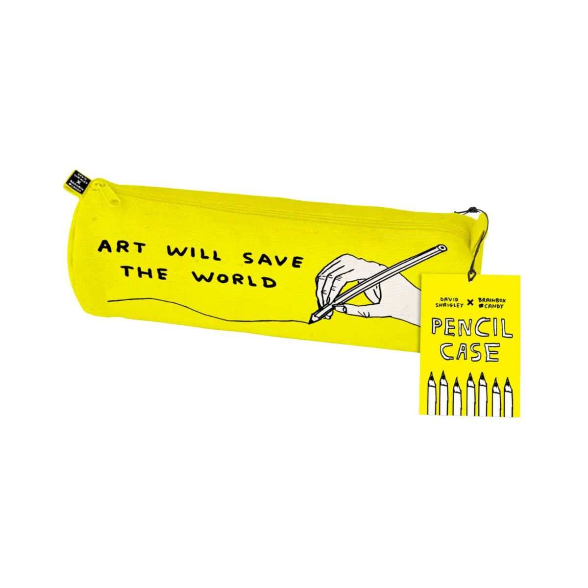 David Shrigley - 'Art Save The World' Pencil Case