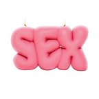 Wavey Casa - 'SEX'  Pink Candle