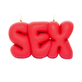 Wavey Casa - 'SEX'  Red Candle