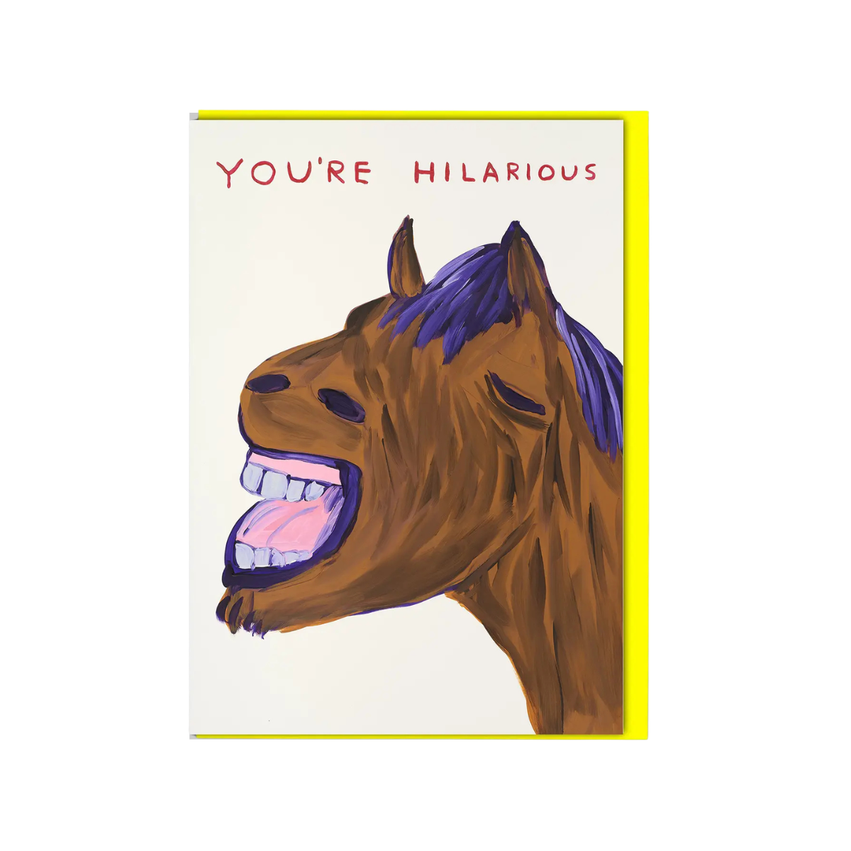 David Shrigley 'You're Hilarious' Greetings Card
