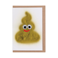 'Poop' Greetings Card by Jon Burgerman