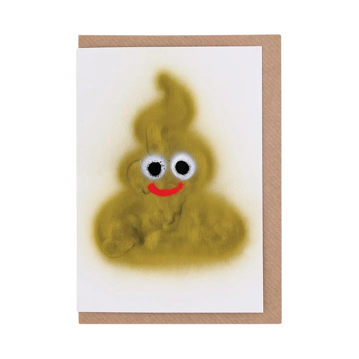 'Poop' Greetings Card by Jon Burgerman