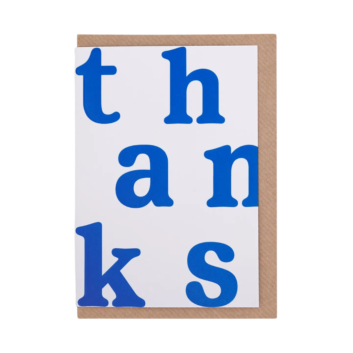 'Thanks' Greetings Card