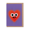 'Heart' Greetings Card by Jon Burgerman