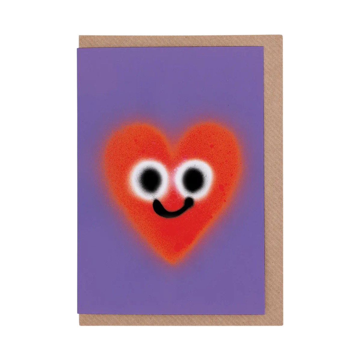'Heart' Greetings Card by Jon Burgerman