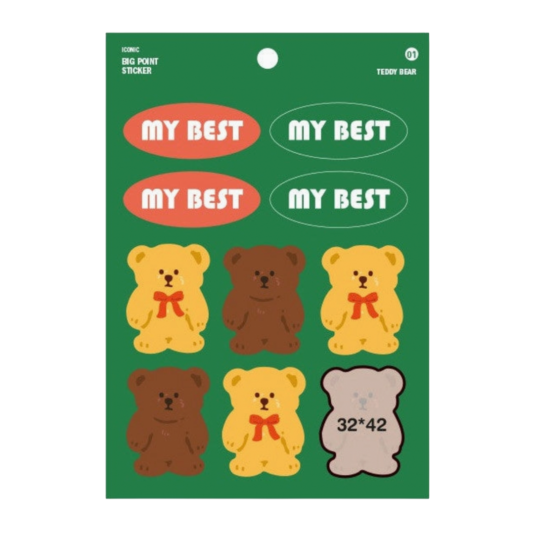 Iconic - Teddy Bear Stickers