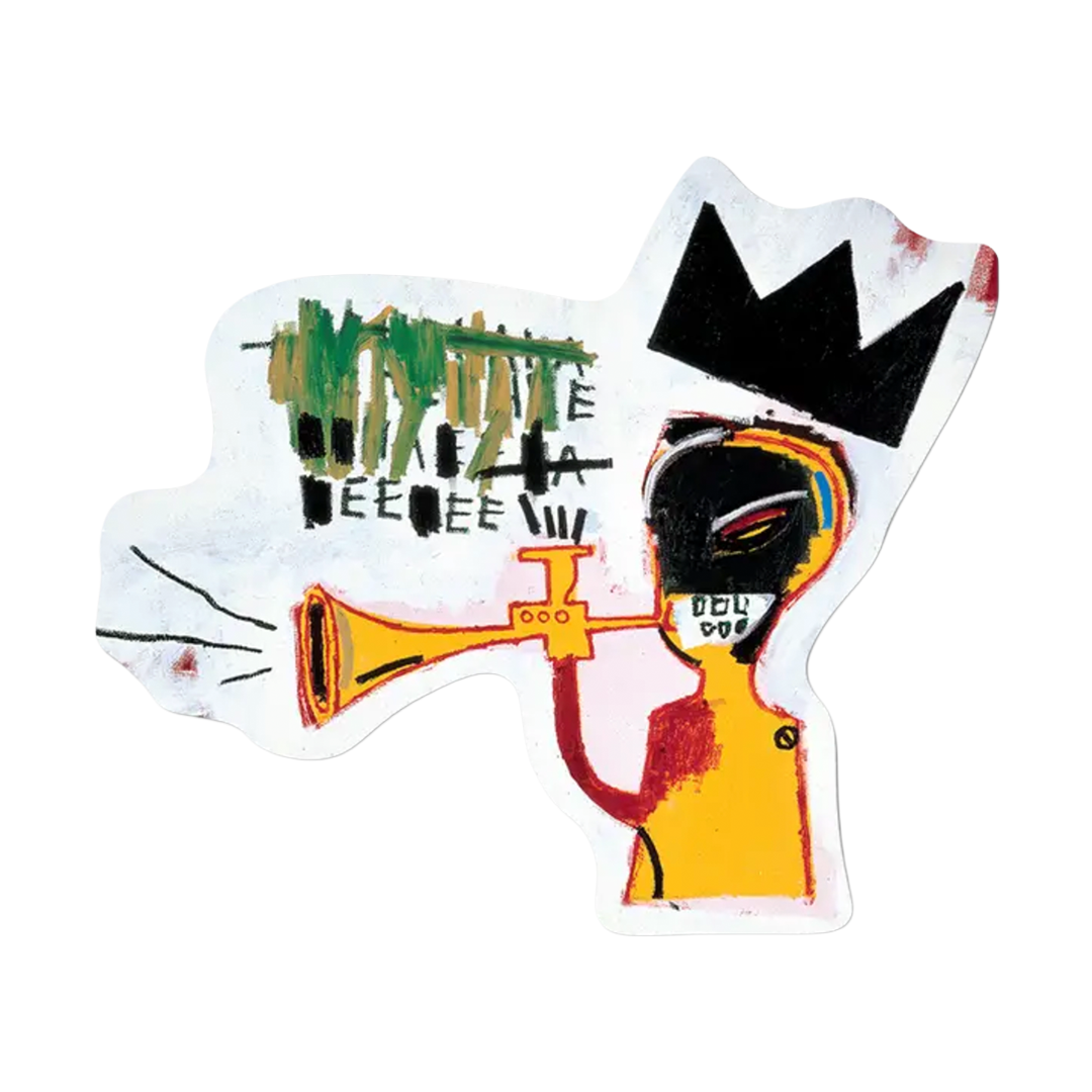 Trumpet By Basquiat - Die-Cut Sticker