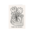 Floral Thank you Card