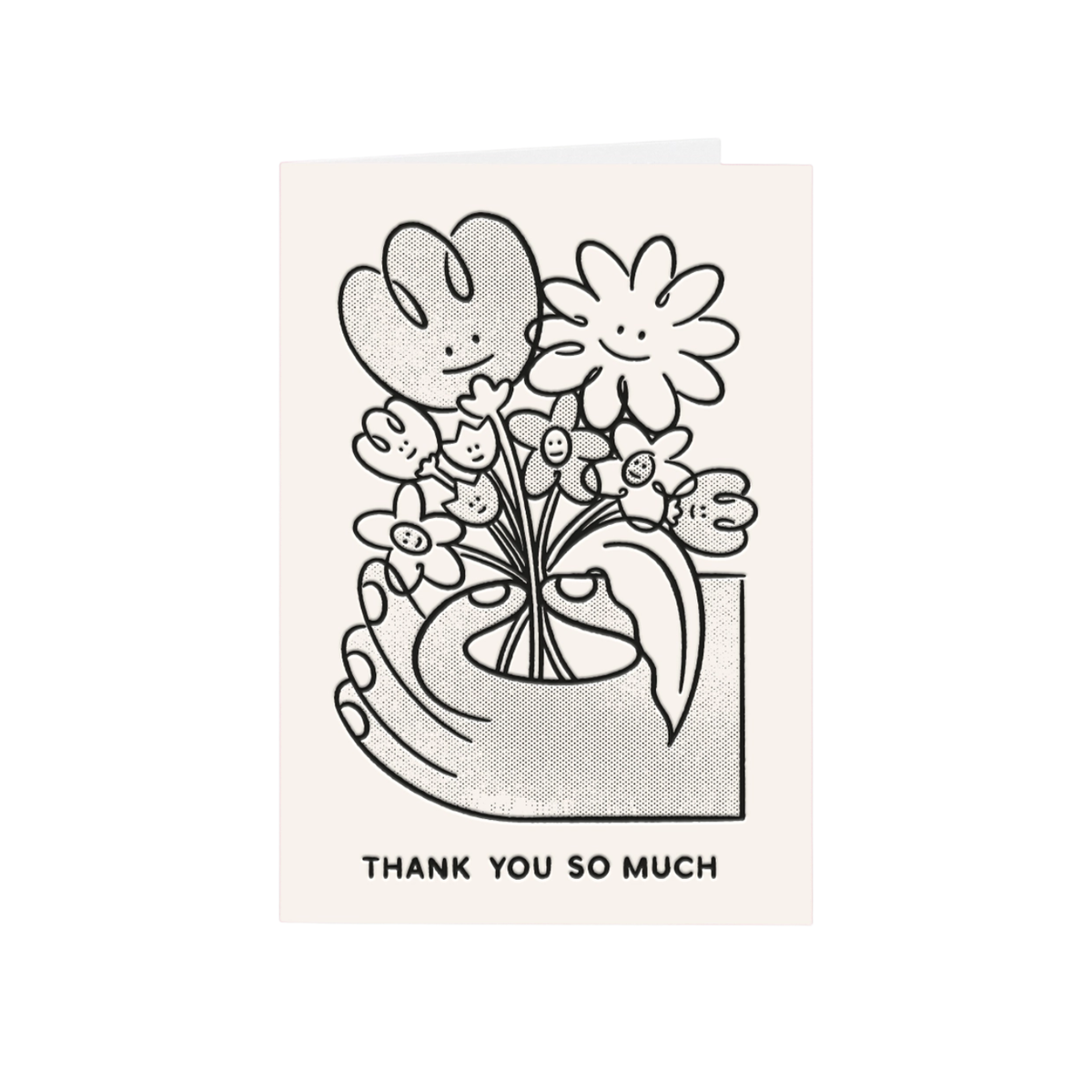Floral Thank you Card