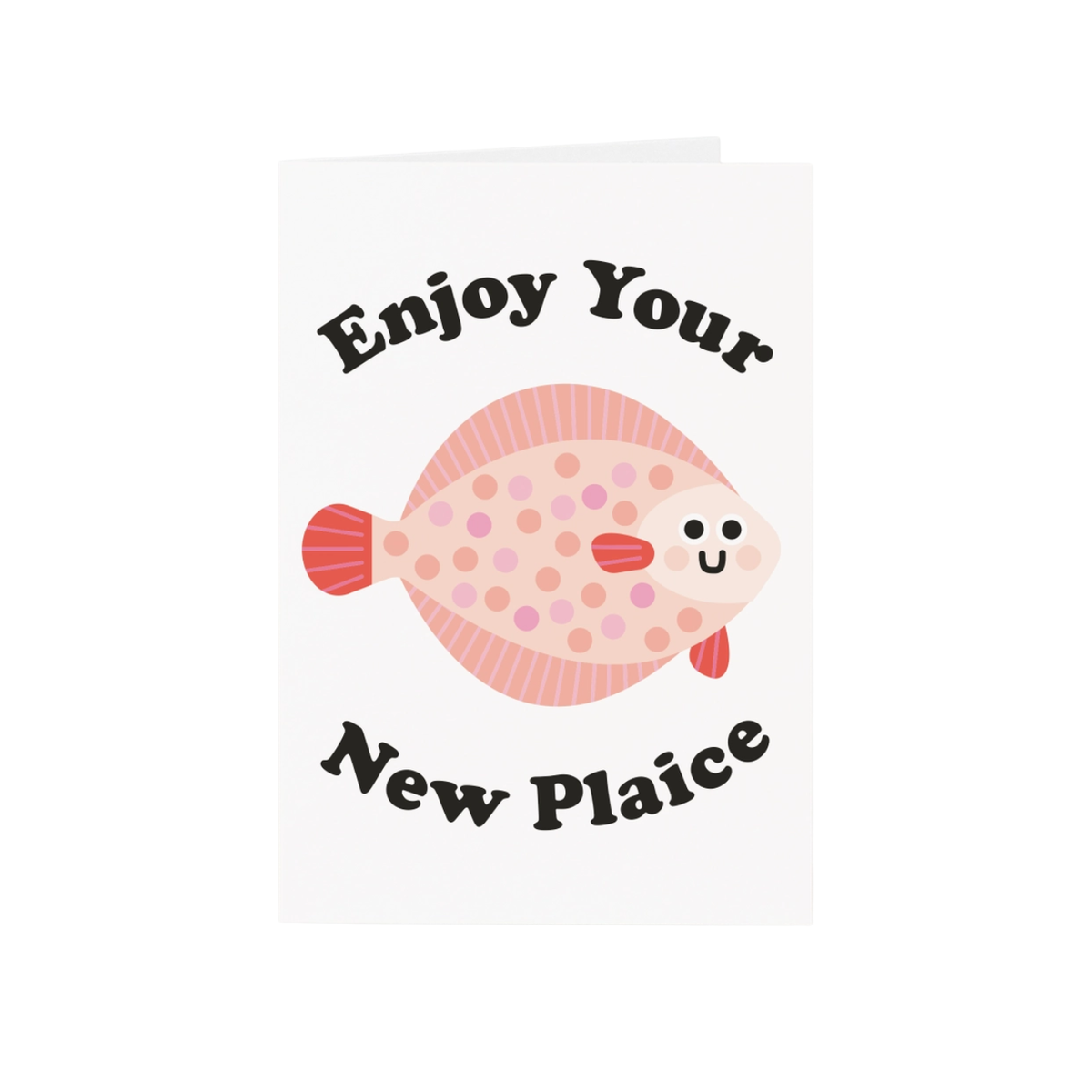 'New Plaice' Card