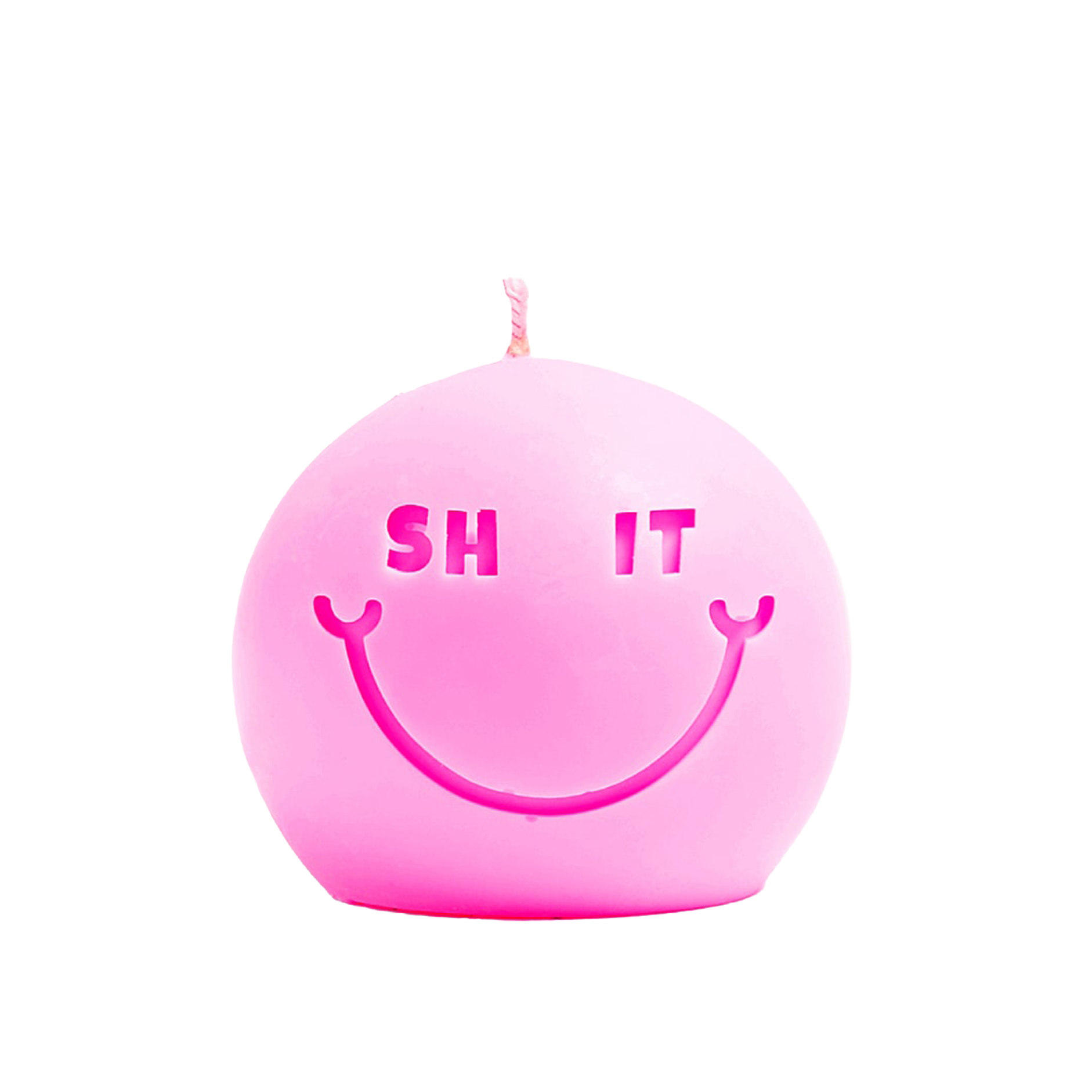 Wavey Casa -  'LITTLE SHIT HEAD'  Pink Candle