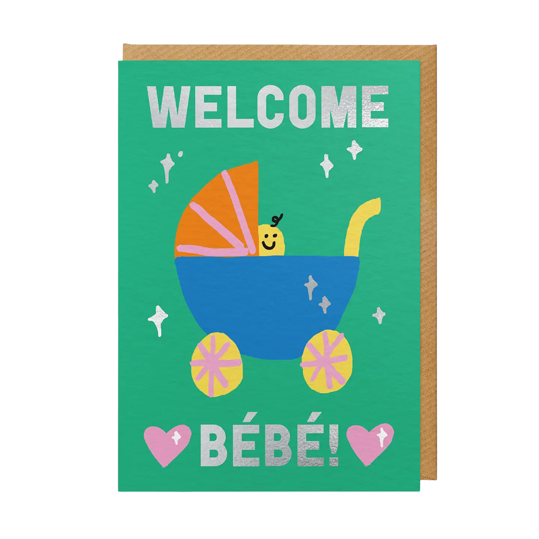 "Welcome Bébé!" Greetings Card By Sanders De Roeper