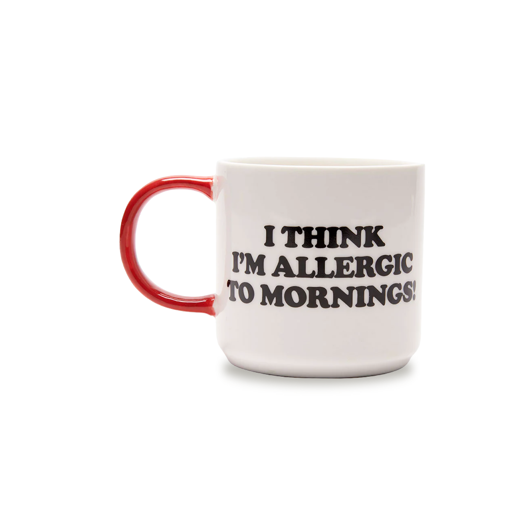 Peanuts Mug - Allergic to Mornings