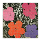 Andy Warhol - 'Flowers' 144 Piece Wood Puzzle