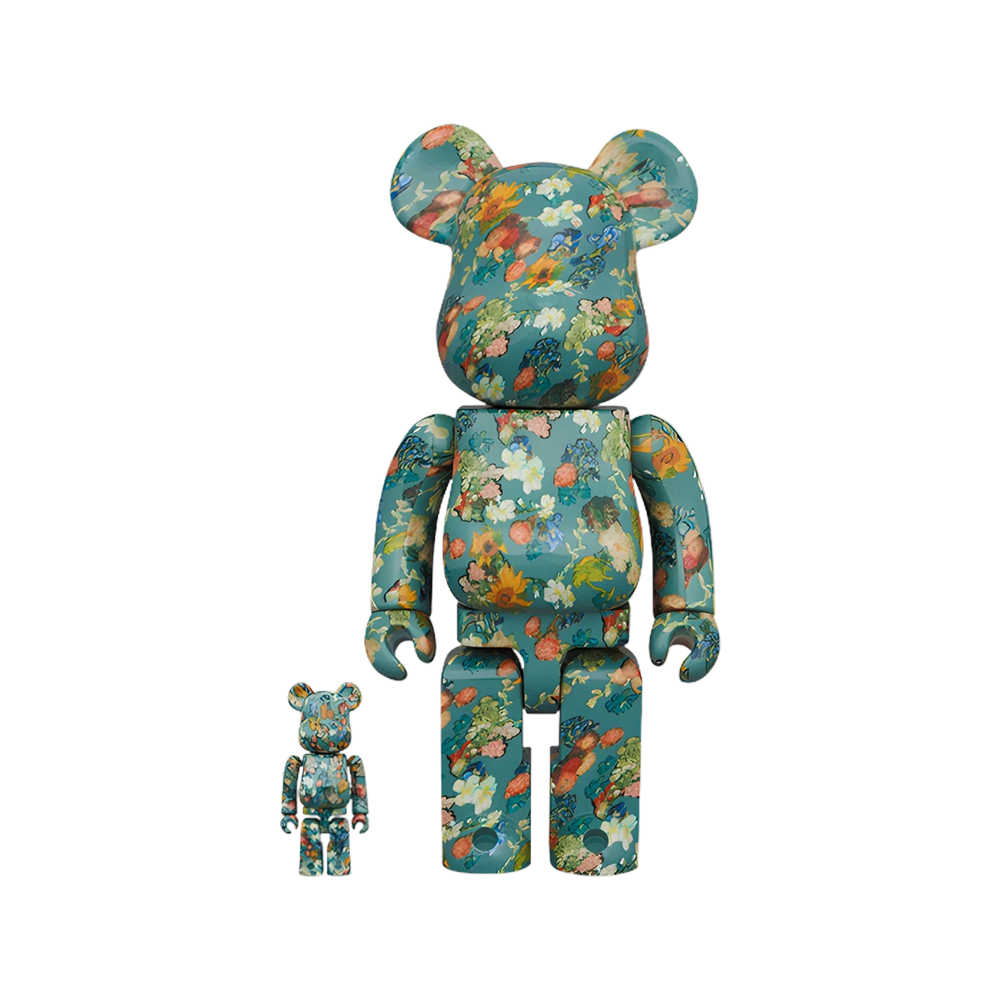 BE@RBRICK - Van Gogh Floral Museum Pattern 100% + 400%