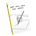 David Shrigley - 'Art Will Save The World' A5 144 Page Sketchbook
